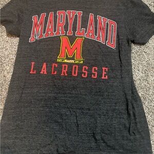 Champion Gray Maryland Lacrosse Tee size small
